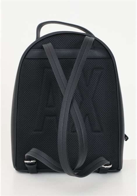 Black women's backpack with logo ARMANI EXCHANGE | 949197CC78300020